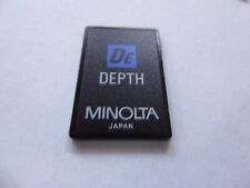 Minolta Auto Depth DE Control