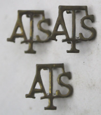 3X WW2 British Army ATS Auxiliary Territorial Service Shoulder Titles