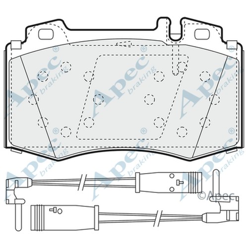 Brake pads set for - set,