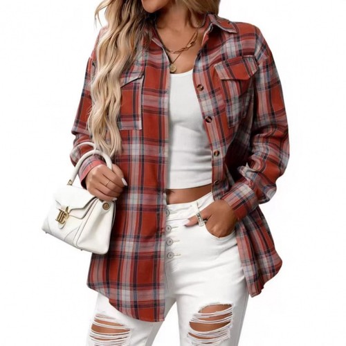 Ladies checks shirts casual - shirts,
