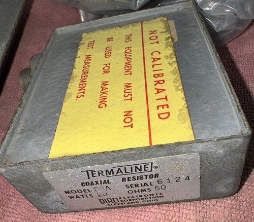 Bird coaxial resistor model - resistor,
