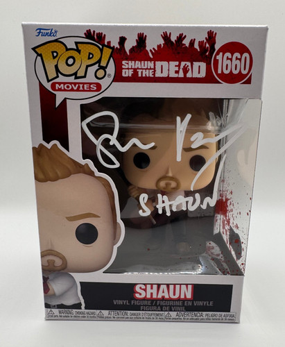 Simon pegg signed shaun the - simon,