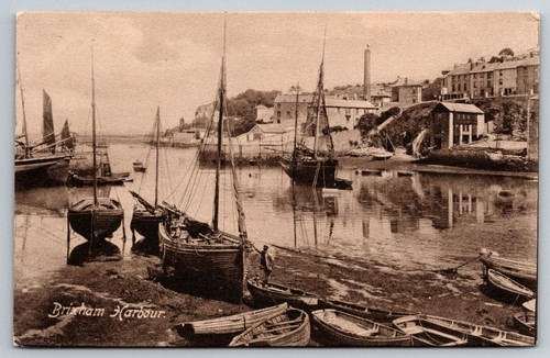Postcard harbour fishing boats - harbour,