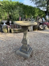 Large classical composition stone English Bird Bath Garden Font Stone 