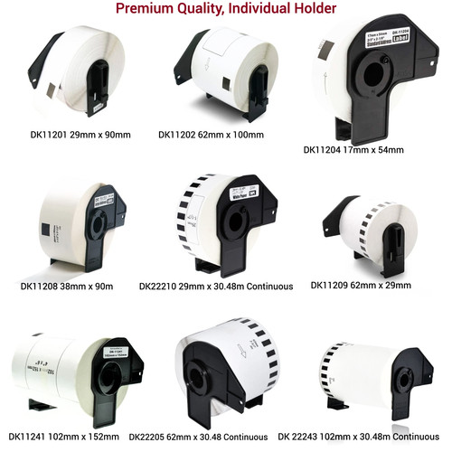Labels fits brother ql - dk,