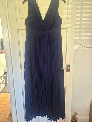 Coast navy pleated chiffon - coast,