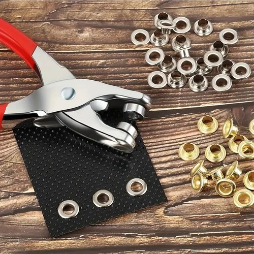 Steel eyelet pliers - steel, hole