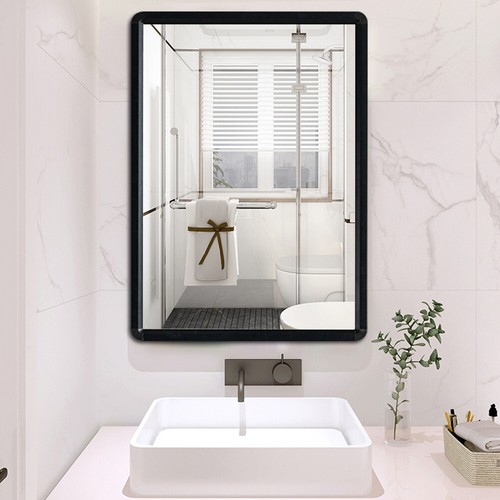 70x50cm bathroom mirror black - 70x50cm,