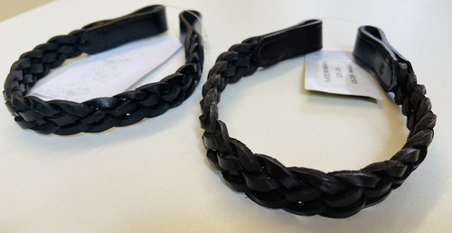 Plaited browband black - browband, or