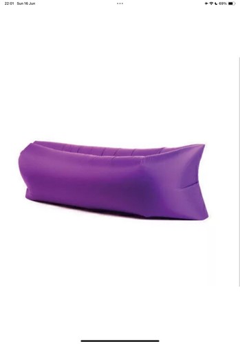 Inflatable purple lounger air - purple,