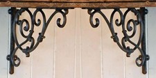 Cast Iron Wall Brackets Scroll