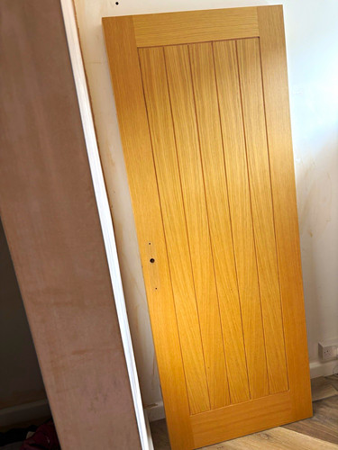 Howdens oak interior door - oak,