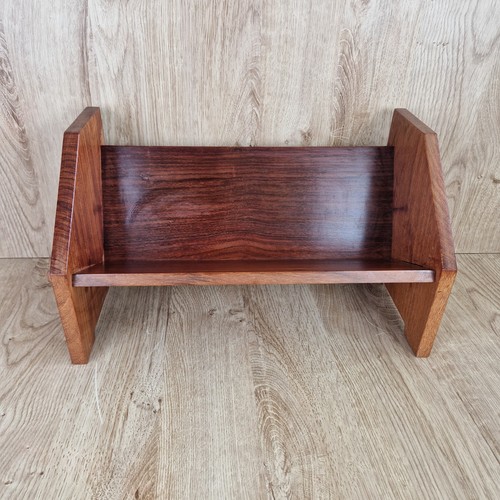 Vintage wooden book trough - book,