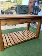 Solid Pine Butchers Block Height 3ft, Length 5ft, With2-8ft.