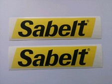 Sabelt Motorsport Sticker Decal x 2 Abarth