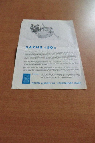Fichtel sachs moped - fichtel,