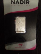 10 Gram Silver Bar Nadir