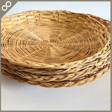Vintage Wicker Rattan Charger