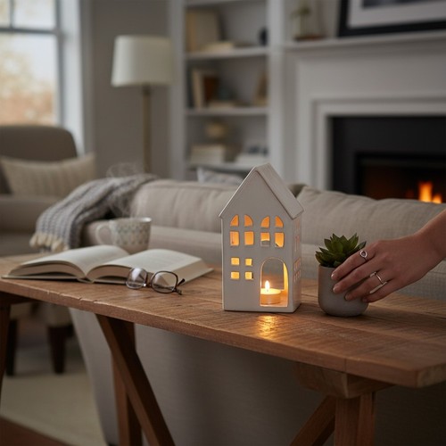 Ceramic tea light candle - tea,