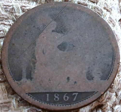 1867 victorian bun young head - 1867,