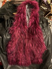 Girls Pink Faux Fur Bodywarmer