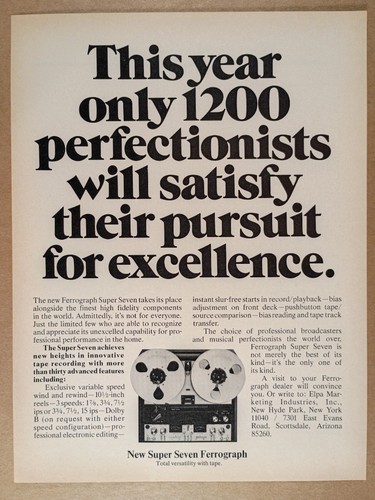 1974 ferrograph super reel - super, 7