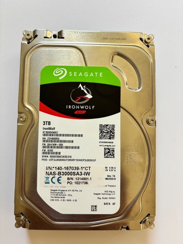 Seagate ironwolf 3tb sata - 3tb, 3.5"