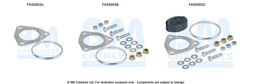 Exhaust system pipe - system, mounting