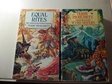 Terry Pratchett  7 book bundle #2  Discworld series Corgi Books  1990