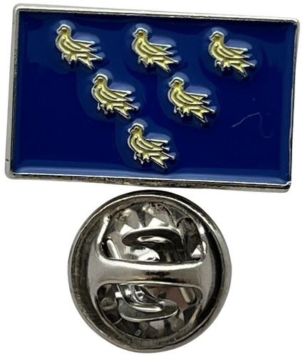 Sussex pin badge - sussex, enamel