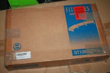 FITUEYES DUAL MONITOR STAND 3 SHELF COMPUTER MONITOR RISER, WOOD DESKTOP STAND