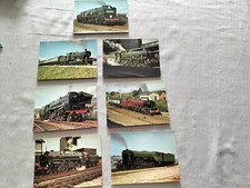 STEAM VINTAGE  RAILWAY ENGINES  FULL COLOUR  POSTCARDS