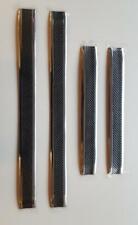 4x Chrome SILVER +Carbon Fibre