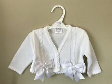 BABY GIRL TODDLER GIRLS KIDS SPANISH BOW CARDIGAN BOLERO SHRUG PARTY CHRISTENING