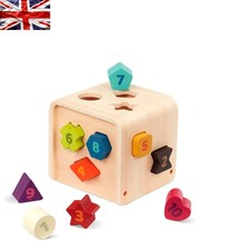 10-Piece Wooden Shape Sorter