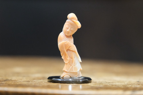 Vintage oriental court lady - court,