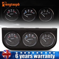 2" 52mm DC 12V Triple Gauge