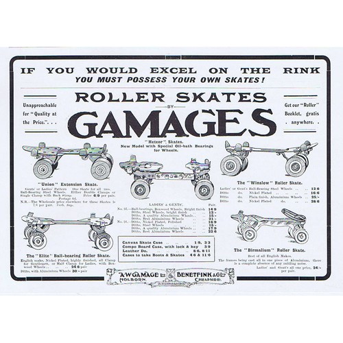 Gamages roller skates - roller,