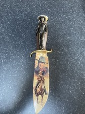 John Wayne Knife Plaque Bradford Exchange— Rare Memorabilia 