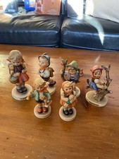 Goebel Hummel German Figurines Vintage 50s/60s Girl And Boy Pairs Bundle