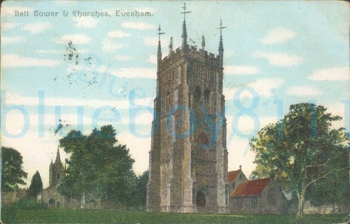 Evesham bell tower churches - bell,