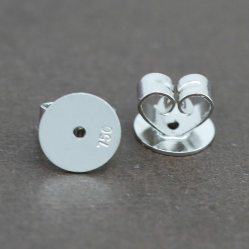 Genuine 18ct solid - solid, white