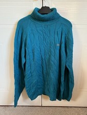 Lacoste Knit Sweatshirt Roll Down Neck Size Womens Large