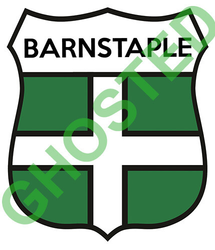 Barnstaple devon car sticker - car,