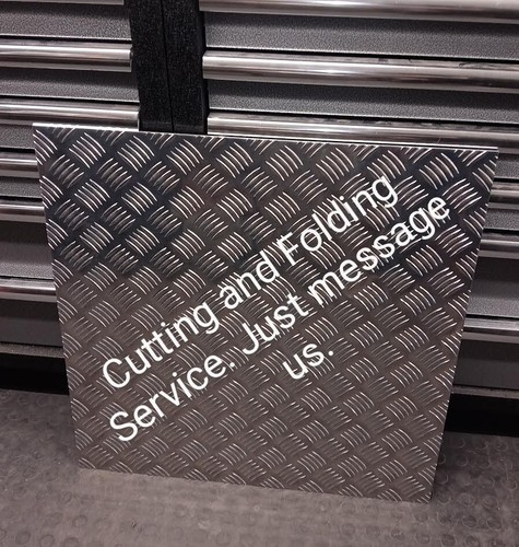 Aluminium chequer tread plate - aluminium,