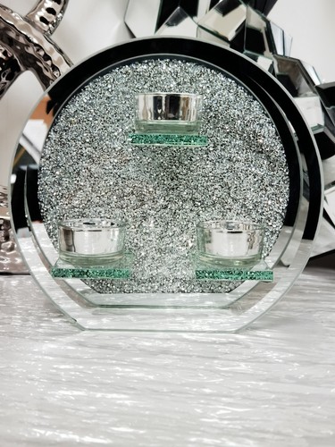 Round crushed crystal - round,
