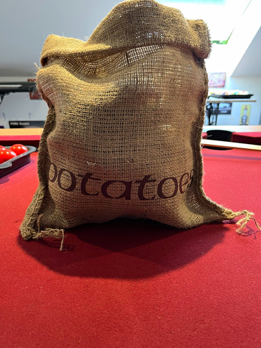 Hessian potato sack
