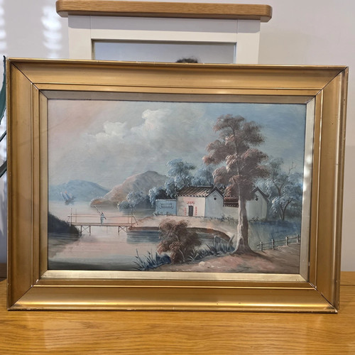 Antique original 19th - original, oil