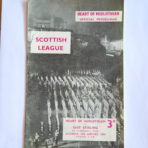 1964 heart midlothian v - 1964.,