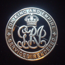 WW1 SILVER WOUND / WAR BADGE